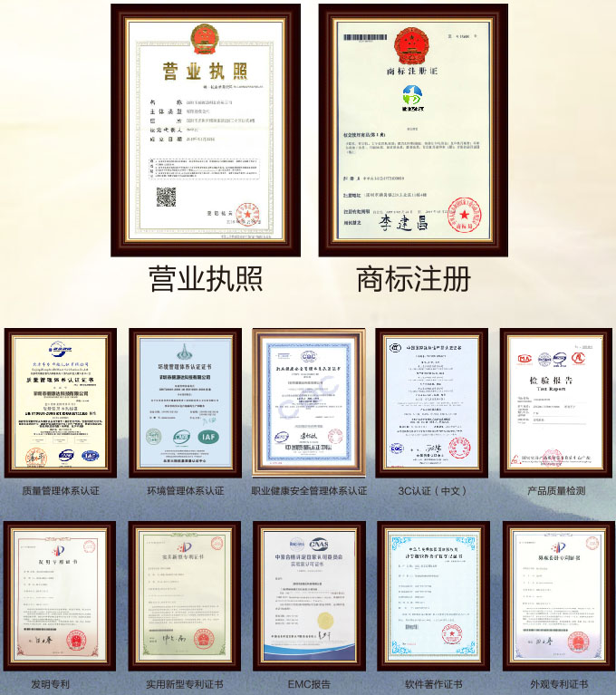 碧源达资质荣誉证书1 碧源达资质荣誉证书1