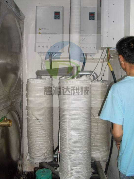 河北热水管道采用我司3台40kW电磁加热器
